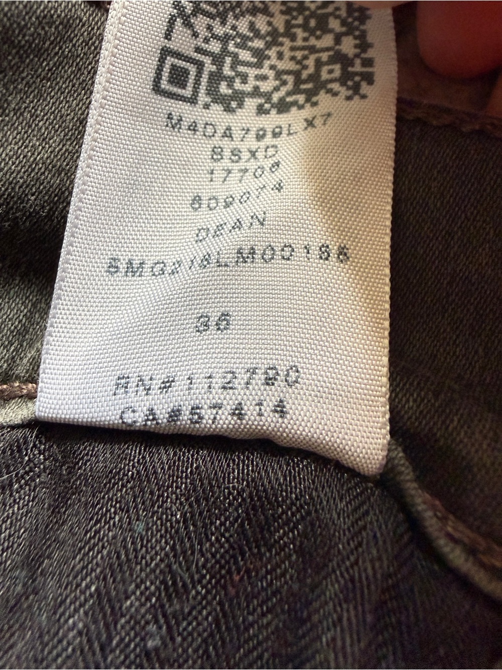 True Religion Dean Tapered Men's Gray Button Fly Jeans- Size 36 - Picture 7 of 12